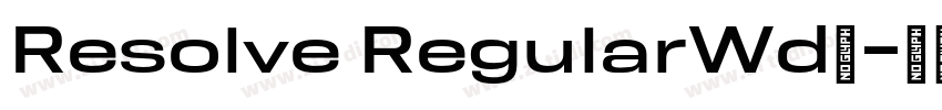 Resolve RegularWd◆字体转换 Resolve RegularWd◆字体转换
